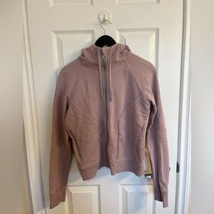 Lululemon women’s zip hoodie blush pink